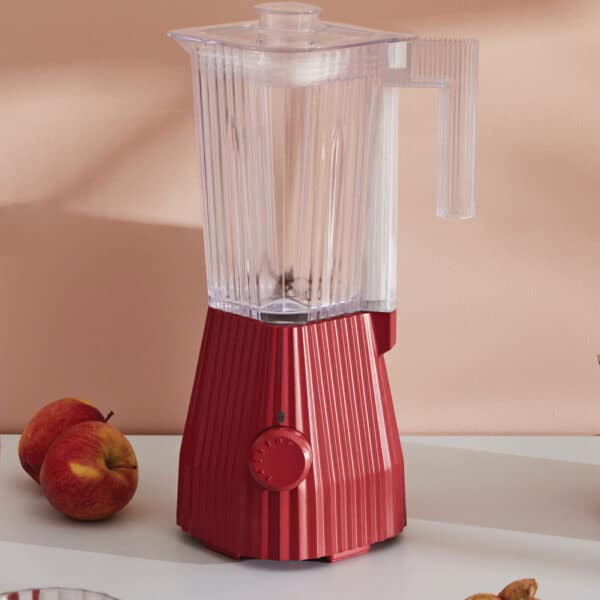 frullatore plisse alessi rosso